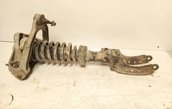 Volkswagen Touareg I Front shock absorber with coil spring 7L6413032L