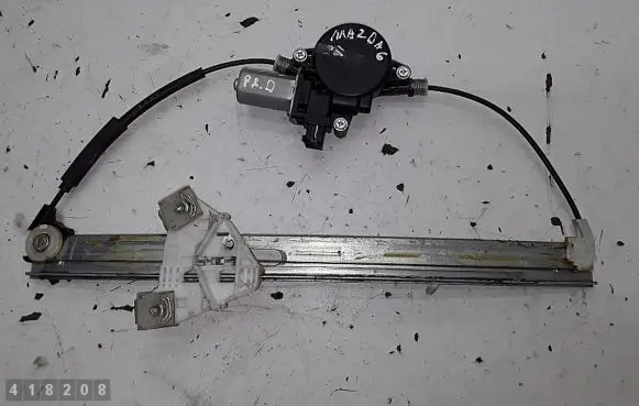 Mazda 6 Rear door window regulator with motor D6515858X