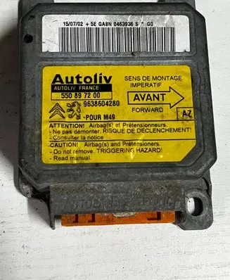 Peugeot Partner Airbag control unit/module 9638604280 550897200