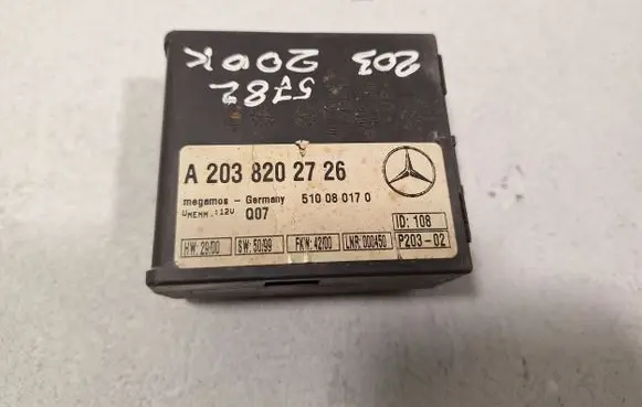 Mercedes-Benz C W203 Alarm control unit/module 510080170 A2038202726