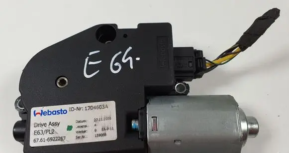 BMW 6 E63 E64 Sunroof motor/actuator 6922257