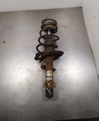 Front shock absorber with coil spring
