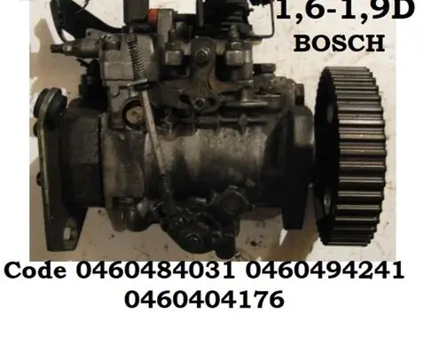 Volkswagen Jetta II Fuel injection high pressure pump 0460484031 0460494241