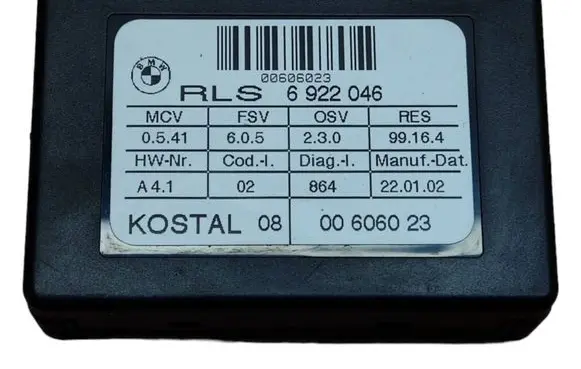 BMW 7 E65 E66 Rain sensor 6922046