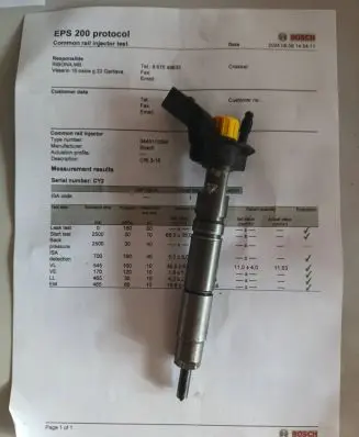Mercedes-Benz S W221 Fuel injector 0445115064 A6420701387