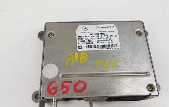 Mercedes-Benz CLK A209 C209 Bluetooth control unit module A2118700026