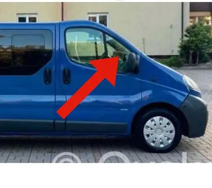 Opel Vivaro Front door vent window glass four-door 43R00049 DOT24AS2M25