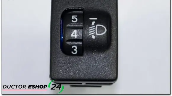 Peugeot 108 Headlight level height control switch