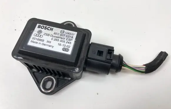 Audi A6 S6 C5 4B ESP acceleration yaw rate sensor 8E0907637A 0265005245 0018869