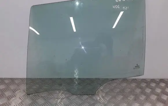 Peugeot 406 Rear door window glass 43R000929 DOT39AS2M34