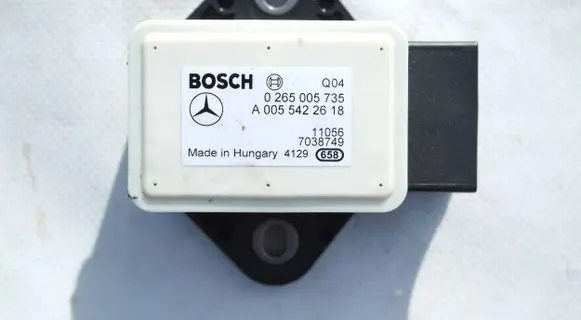 Mercedes-Benz E W212 ESP acceleration yaw rate sensor A0055422618 0265005735