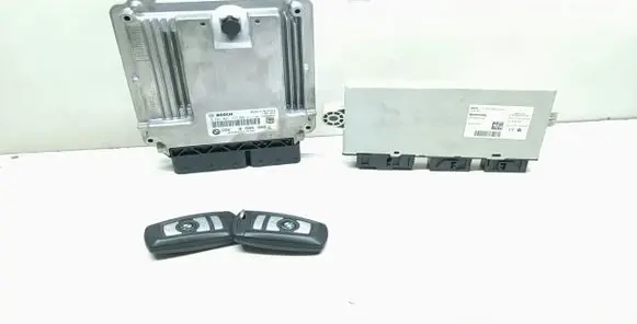 BMW 5 F10 F11 Engine ECU kit and lock set 8585380 0281031777 9359011