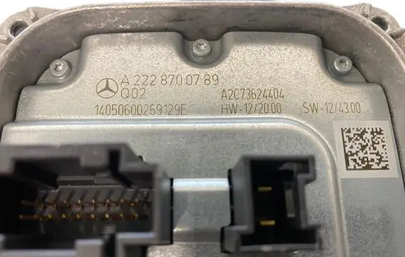 Mercedes-Benz S W222 Headlight ballast module Xenon A2228700789 2228700789 14050600269129E