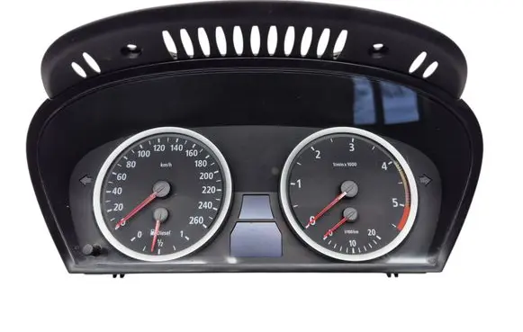 BMW 5 E60 E61 Speedometer (instrument cluster) 110080213 7698018907