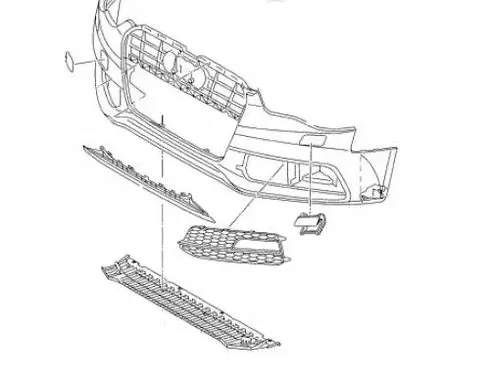 Audi TT TTS Mk2 Front bumper ZDERZAK6808