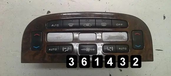 Peugeot 607 Climate control unit 96295526gv