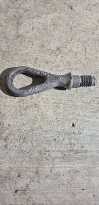 Towing hook eye