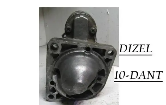 Opel Zafira B Starter motor GM55352882 M001T30172