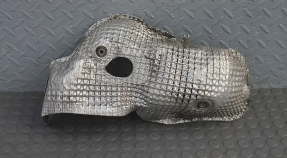 Heat shield in engine bay