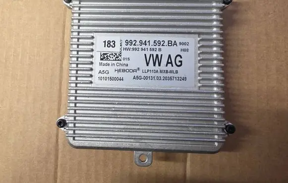 Porsche Taycan 9J1 LED ballast control module 992941592BA