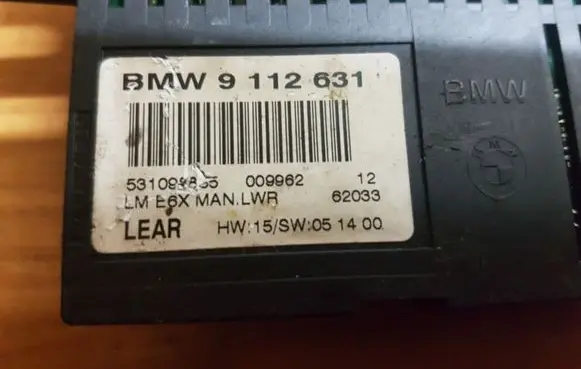 BMW 5 E60 E61 Light module LCM 9112631 531098855