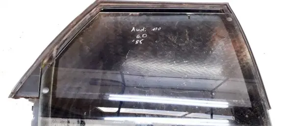 Audi 100 200 5000 C3 Rear door window/glass frame 
