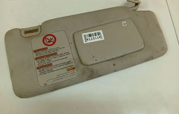 Subaru Legacy Sun visor