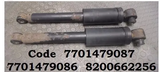 Rear shock absorber/damper