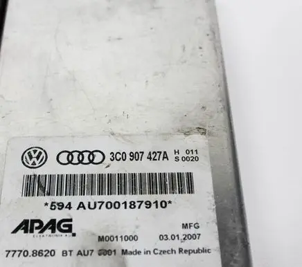 Volkswagen PASSAT B6 Gearbox control unit/module 3C0907427A