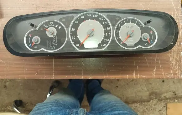 Citroen C5 Speedometer (instrument cluster) 9655608980