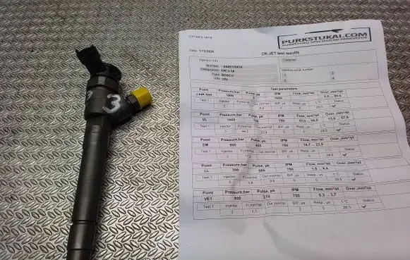 Renault Trafic III (X82) Fuel injector 0445110414