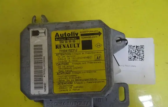 Renault Scenic I Airbag control unit/module 550509900 7700415231J