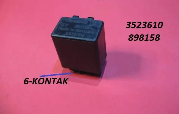 Volvo S80 Window wiper relay 3523610 898158