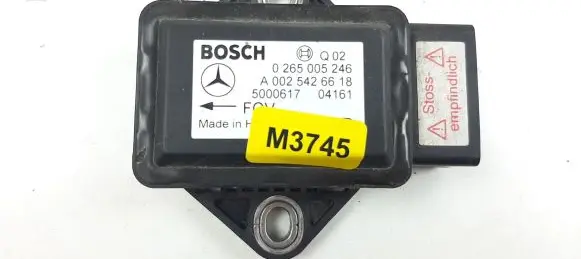 Mercedes-Benz E W211 ESP acceleration yaw rate sensor A0025426618 M3745