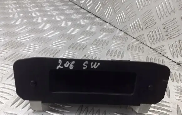 Peugeot 206 Screen/display/small screen 96613334XT