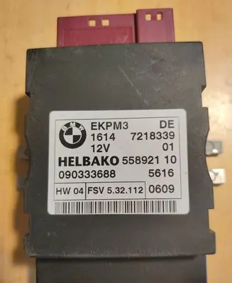 BMW 5 E60 E61 Fuel injection pump control unit/module 7218339 55892110