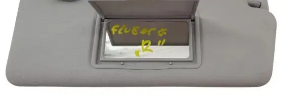 Renault Fluence Sun visor