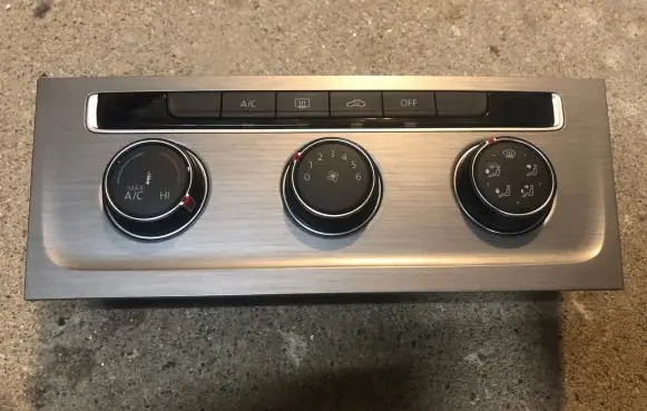 Volkswagen Golf VII Interior fan control switch 5G0907426Q