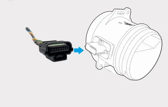 Alfa Romeo Giulia Mass air flow meter 50537066