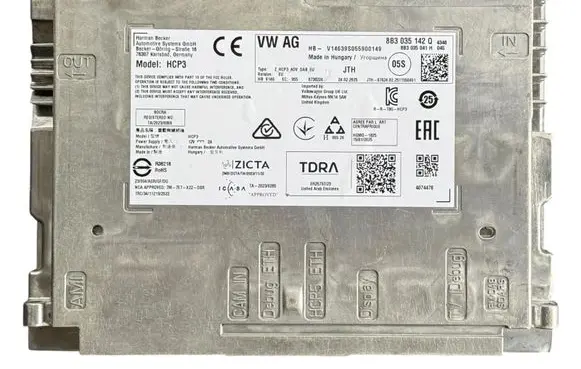 Audi A5 Radio/CD/DVD/GPS head unit 8B3035142Q