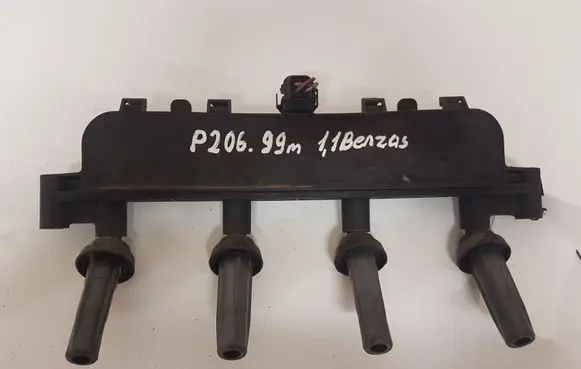 Peugeot 206 High voltage ignition coil 9628158580