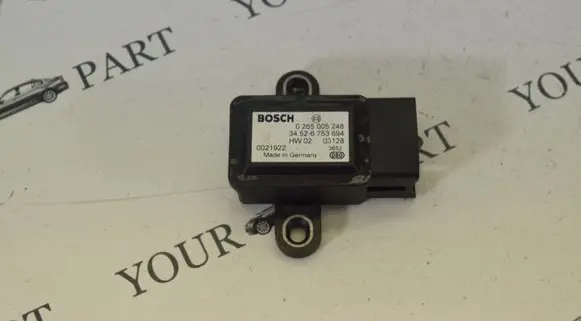 BMW X5 E53 ESP acceleration yaw rate sensor 6753694