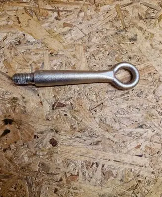Towing hook eye