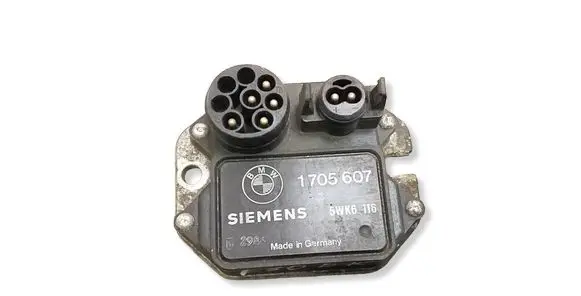 BMW 3 E30 Ignition amplifier control unit 1705607 5WK6116 2984