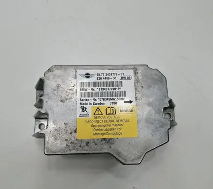 Mini One - Cooper Clubman R55 Airbag control unit/module 3451779