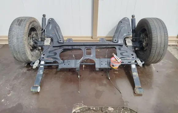 Rear axle beam