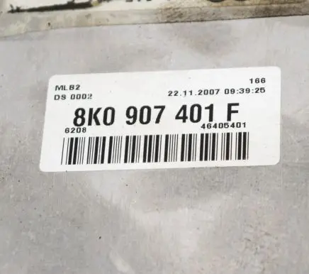 Audi A5 8T 8F Engine control unit/module 8K0907401F