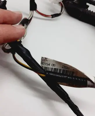 Rear door wiring loom