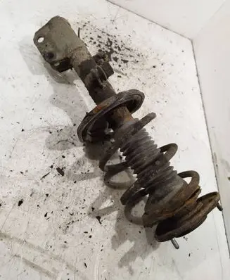 Front shock absorber with coil spring