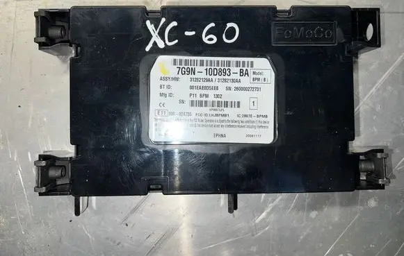 Volvo XC60 Bluetooth control unit module 7G9N10D893BA 31282130AA